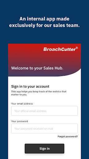 BroachCutter® Sales - Internal Screen 2