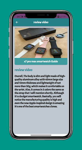 X7 pro max smartwatch guide Screenshot 4 - AppWisp.com