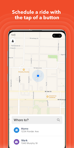 Android application MHTNow! On-Demand Transit screenshort