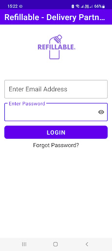 Refillable - Delivery Partner Screen 2