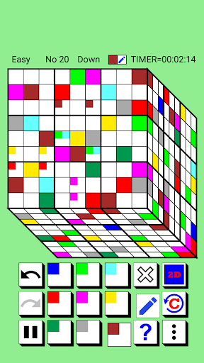 3D Color Place：3D Sudoku Screenshot