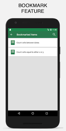 Android application Learn Excel Formula and Functi screenshort