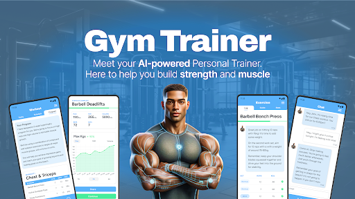 Android application Gym Trainer: Strength & Muscle screenshort