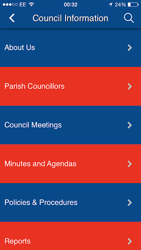 East Goscote Parish Council Screen 3