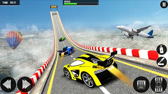 3D Stunts Ramp Race: Car Games