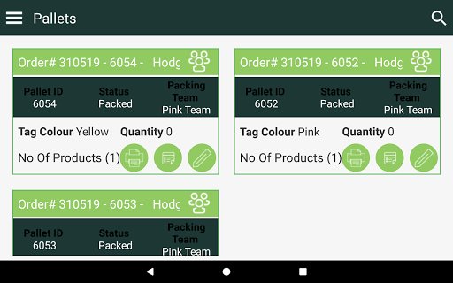 Android application Evergreen screenshort
