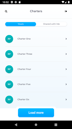 Android application Testivator screenshort