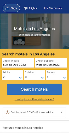 USA Travel Screen 2