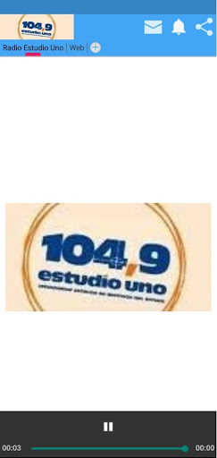 Android application Radio Estudio Uno screenshort