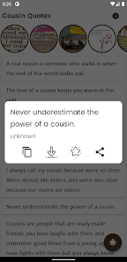 Imágen 3 Cousin Quotes and Sayings android