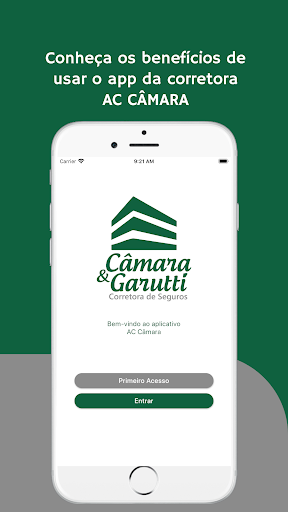 Android application AC Câmara screenshort