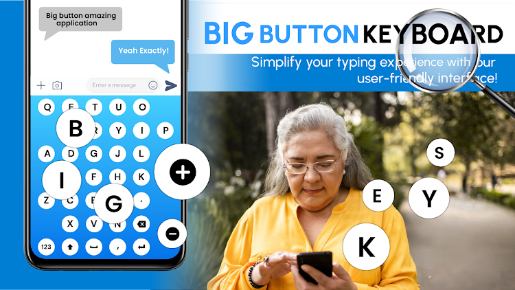 Big Buttons Typing Keyboard - 3.3.6 - (Android)