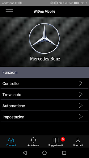 Android application WiDna Mobile screenshort