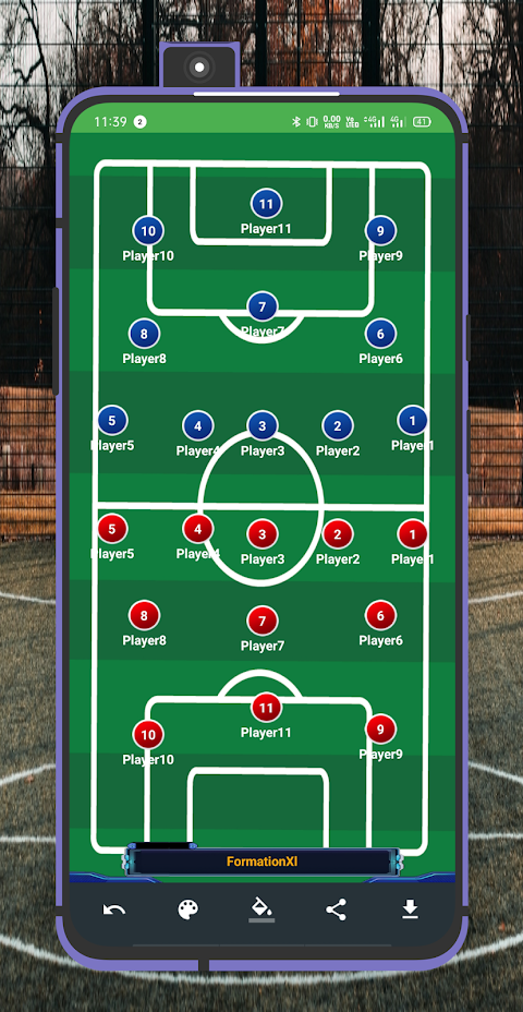 Lineup11 - Football Team Makerのおすすめ画像5