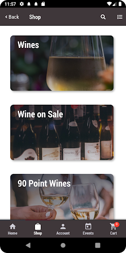 WineWise Greenwich Screen 2