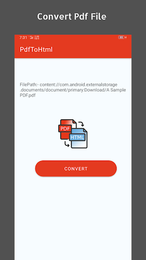 PDF to HTML Screen 3