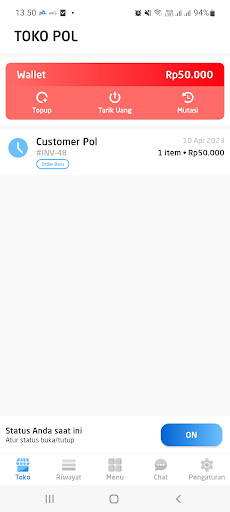 TOKO POL Screen 2