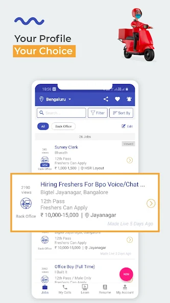 WorkIndia Job Search App - Work From Home Jobs