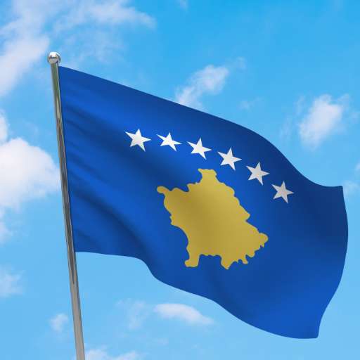 Kosovo flag logo