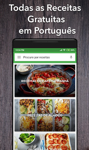 Android application All recipes in Português screenshort