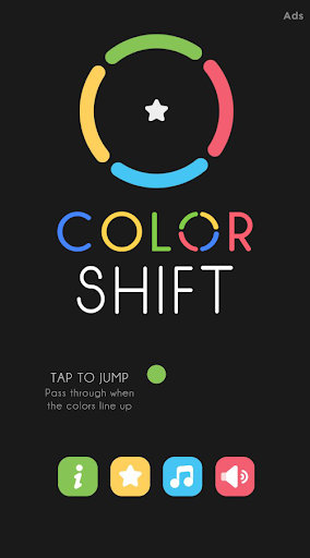 Android application Color Shift screenshort