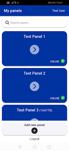 Android application SäkraAmSmart screenshort