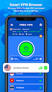 Smart VPN Browser : VPN Pro  screenshots 1