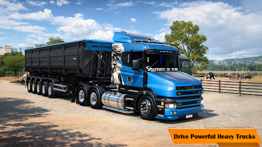 Modern Kamyon Sürüş Oyunu 3D ekran görüntüsü