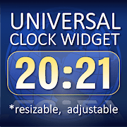 Universal Clock widget 2021 (fully customizable) 1.10.7 Icon