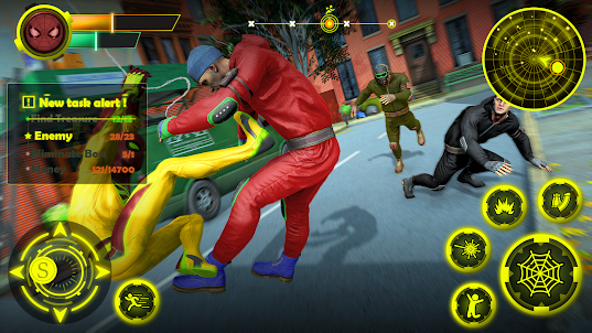 Spider Fighter: Rope Hero Game