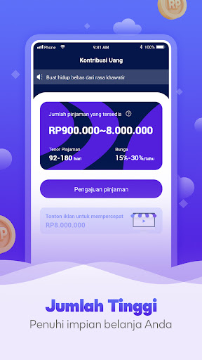Kontribusi Uang-Pinjaman aman Screenshot 3 - AppWisp.com