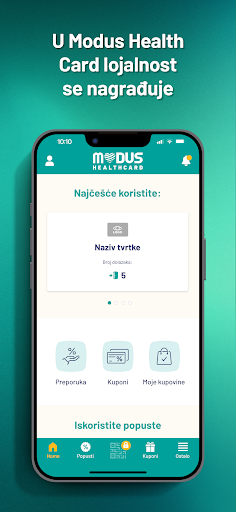 Modus Health Card Screen 2