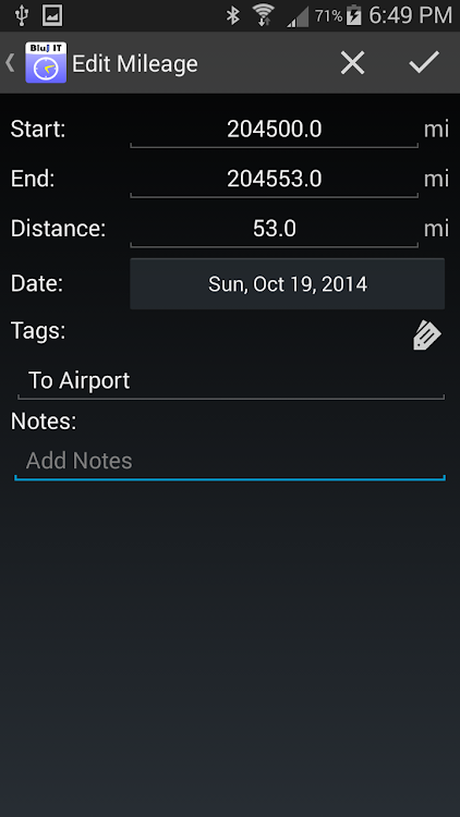 Mileage Add On - 1.0.0 - (Android)