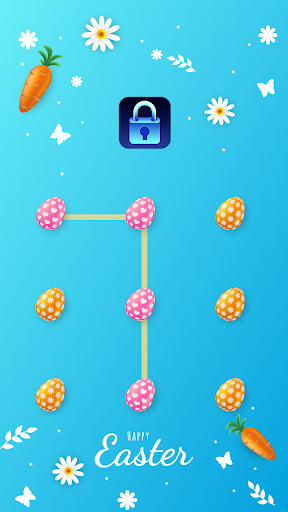 Easter Eggs -  App Lock Master Theme