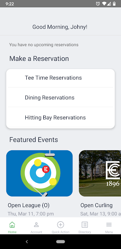 Exmoor Country Club Screen 2