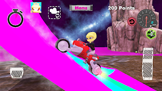Bike Future Race Alien World b - Screenshot 2