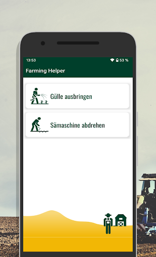 Android application Farming Helper screenshort