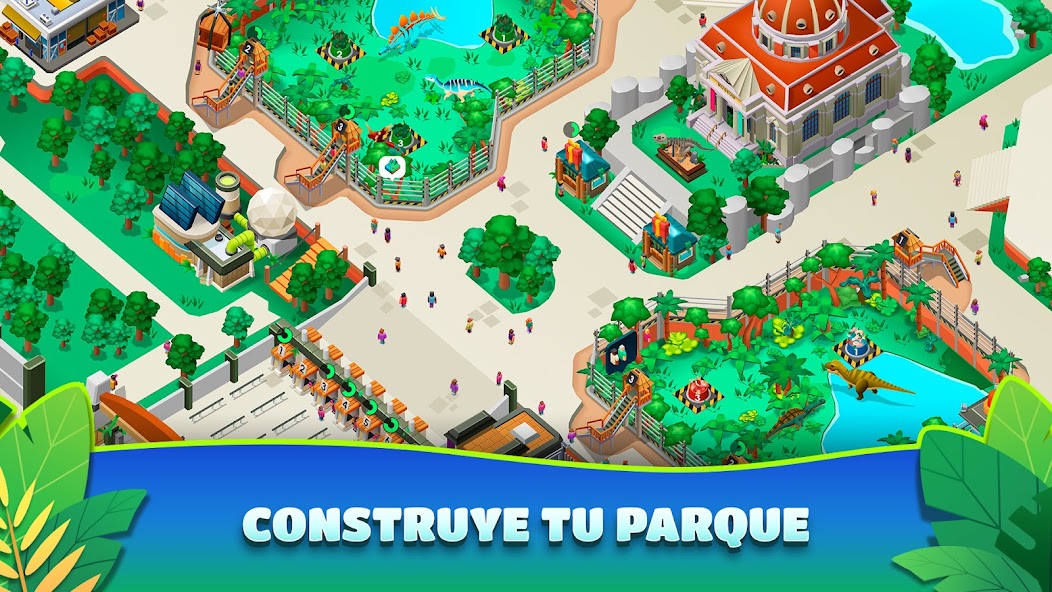 Captura de Pantalla 2 Idle Dinosaur Park Tycoon android