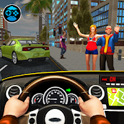 Crazy Yellow Taxi Driving 2020: Free Cab Simulator  Icon