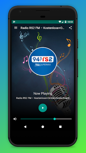 Android application Radio RS2 94.3 App Deutschland screenshort