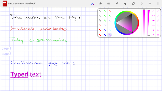 LectureNotes Screenshot