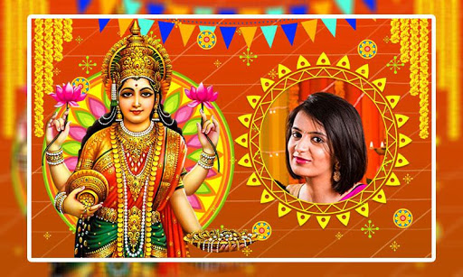 Android application Goddess Lakshmi Photo Frames screenshort