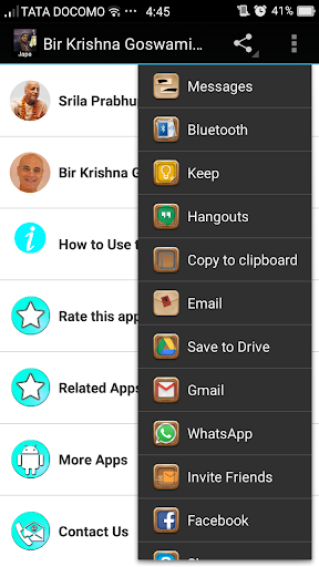 Bir Krishna Goswami Japa Screen 2