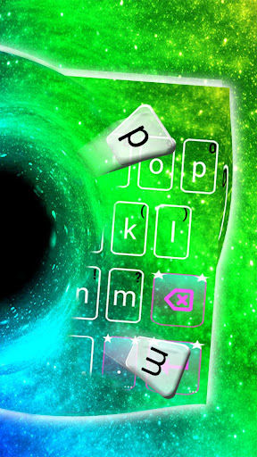 Black Hole Keyboard Theme Screen 3