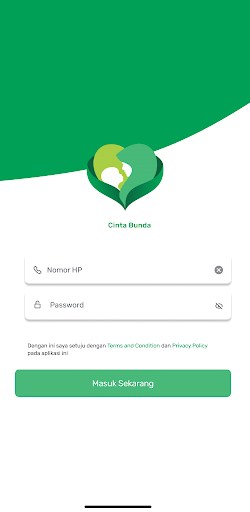 Android application Member CintaBunda screenshort