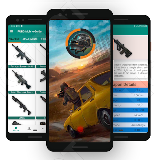 Android application Guide for PUBG Mobile screenshort
