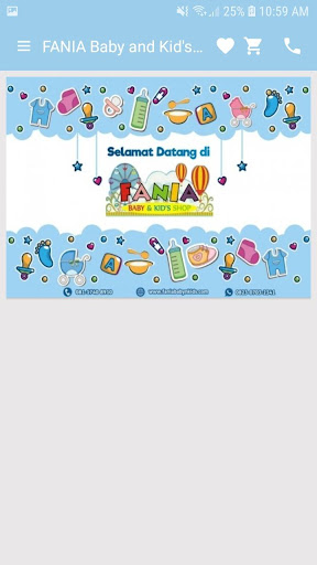 Android application Fania Baby & Kids Shop screenshort