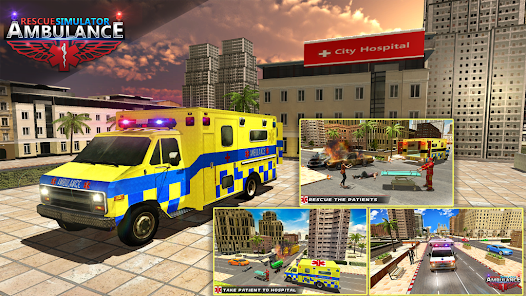 Rescue Simulator：Ambulance screenshots 1