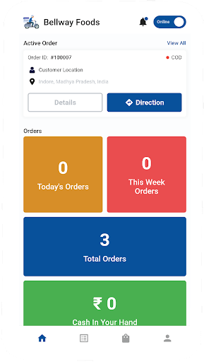 Android application Bellway Foods Delivery screenshort