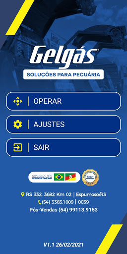 Android application Controles Gelgás screenshort
